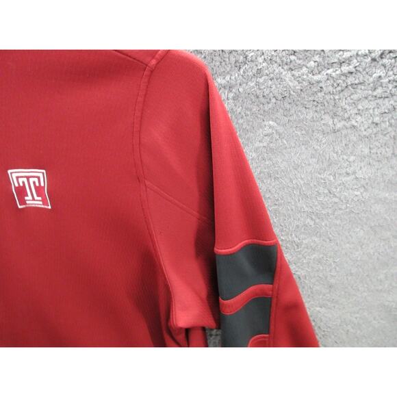 Under Armour TEMPLE UNIVERSITY OWLS Men's XL Tall Full Zip Loose Track Jacket - Picture 5 of 16